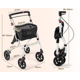 Izdelki za telo Pripomoček za hojo, rolator s 5-smerno nastavljivo višino in zavorami | Shoptok.si