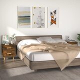  Noćni ormarići 2 kom boja dimljenog hrasta 40 x 35 x 47,5 cm | Eponuda.ba