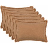  Presvlaka za jastuk 6 pcs HOUTEN Bež 40 x 60 cm Bouclé | shoptok.hr