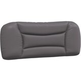  Jastuk za uzglavlje Hvar sivi 100 cm od umjetne kože | shoptok.hr