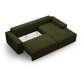 Micadoni Tamno zelena sklopiva kutna garnitura od bouclé tkanine (s desnim kutom) Jodie – Home | shoptok.hr