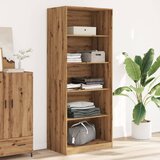  The Living Store Garderobna omara artisan hrast 80x50x200 cm inženirski les - Garderobna Omara, (21458328) Cene