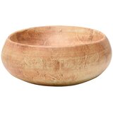 Nadgradni umivaonik smeđi ovalni 59x40x15 cm keramički | shoptok.hr