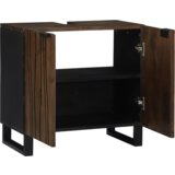  Ormar za sudoper Orah Masivno drvo Metal Srednji Elegantan | shoptok.hr