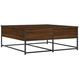  Stolić za kavu smeđa boja hrasta 100x99x40 cm konstruirano drvo | shoptok.hr