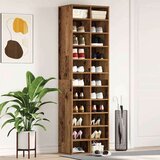 vidaXL omara za čevlje iz starega lesa 54x34x183 cm inženirski les | Shoptok.si