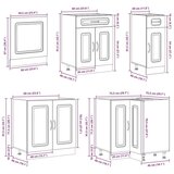  11-dijelni set kuhinjskih elemenata Kalmar izrađeno drvo | shoptok.hr