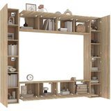  Komplet TV omaric 8-delni sonoma hrast konstruiran les, (20913038) | Shoptok.si