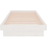  Posteljni okvir bel trden les 75x190 cm 2FT6, (20648100) | Shoptok.si