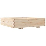 Maison Chic Vrtno cvetlično korito - Cvetlični Lonec 100x100x26,5 cm trdna borovina, (21789337) Cene