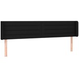  LED uzglavlje crno 183x16x78/88 cm od tkanine | shoptok.hr
