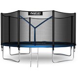 Neo-Sport vrtni trampolin 374 cm (12 ft) s vanjskom mrežom i ljestvama, plavi | shoptok.hr