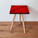 Hanah home klub sto Shp104, 35x42x35 cm, Crveni Cene