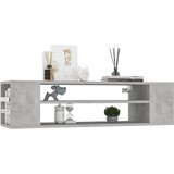 Viseći TV ormarić boja betona 100x30x26,5 cm konstruirano drvo | Eponuda.com