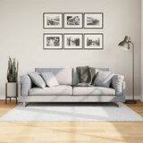 vidaXL Tepih OVIEDO kratkih vlakana sivi 120 x 170 cm | shoptok.hr