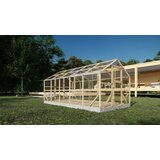  Drveni plastenik CASA XL 2.6m x 5m, polykarbonat 4mm | shoptok.hr