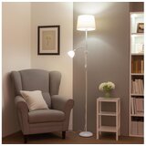  Brilagi - Stojeća lampa CERIA 1xE27/100W/230V + 1xE14/25W bela/bež | Eponuda.com