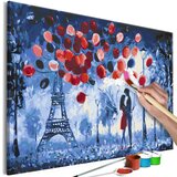  Slika za samostalno slikanje - Night in Paris 60x40 | shoptok.hr