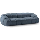 Micadoni Home Modra žametna sedežna garnitura 294 cm Diana – | Shoptok.si