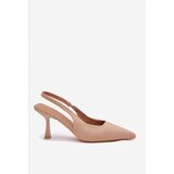 Boto Beige Stiletto Heels Women's Sandals Lunira | ePonuda.com