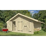 Male kuće Drveno spremište TOBIAS 20M2 418 × 508 cm – bez završnog krovnog pokrova | shoptok.hr