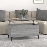 The Living Store Klubska mizica siva sonoma 90x44,5x45 cm inženirski les - Klubska Mizica, (21836008) | Shoptok.si