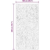  Tepisi za područja Pravokutni HUARTE Smeđa 200 x 100 cm | shoptok.hr