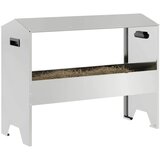  Hranilica za stoku Srebrno 79 x 35 x 62 cm Cinkani čelik | shoptok.hr