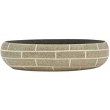 Nadgradni Nadpultni umivalnik večbarven ovalni 59x40x15 cm kera | Shoptok.si