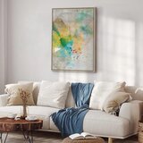  Slika - Butterfly and Dreams (1 Part) Vertical 80x120 U prirodnom drvenom okviru | shoptok.hr