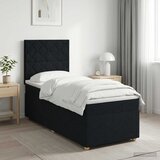  Boxspring krevet s madracem Crna 80 x 200 cm Tkanina | shoptok.hr