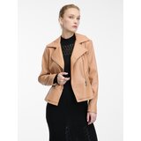 Orsay Light brown women's faux leather jacket - Women's | ePonuda.com