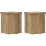  Stalci za biljke 2 kom boja hrasta 15x15x20 cm drveni | shoptok.hr