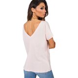 BASIC Feel Good T-shirt-RV-TS-4662.04X-light pink | Shoptok.si