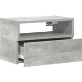 vidaXL Stenska nočna omarica 2 kosa betonsko siva 45x26x28,5 cm | Shoptok.si