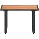  Kava Stol Crna i smeđa 55 x 55 x 35 cm Čelik s prahom premazan | shoptok.hr