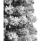 vidaXL Umetno Zložljivo Božično Drevo Zelena in bela 150 cm PVC | Shoptok.si