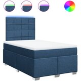  Krevet s oprugama i madracem plavi 120 x 190 cm od tkanine | shoptok.hr