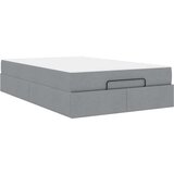  Konstrukcija postelje Svetlo siva 120 x 190 cm blago | Shoptok.si