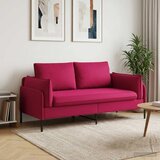 SOFA za dvije osobe 2-sjedalo Vinska crvena 188 x 81 x 89 cm - boja crnog vina 145 cm Cijene