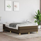 Maison Chic Posteljni okvir - Dvoposteljna postelja - Zakonska postelja brez vzmetnice temno rjav 120x200 cm blago-J12775, (21760966) | Shoptok.si