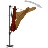  Konzolni suncobran s aluminijskom šipkom terakota 300 cm | shoptok.hr