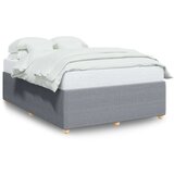  Okvir za krevet bez madraca svjetlosivi 140 x 190 cm od tkanine | shoptok.hr