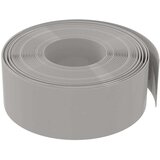  Vrtna obroba 3 kosa siva 10 m 20 cm polietilen, (20757978) | Shoptok.si