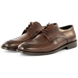 Ducavelli Tira Genuine Leather Men's Classic Shoes, Derby Classic Shoes, Lace-Up Classic Shoes. Cene
