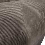 SLOWDOWN Svetlo siva vreča za sedenje iz rebrastega žameta Roll 190 – | Shoptok.si