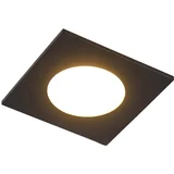 Sodobna vgradna točkovna črna barva, vključno s 3-stopenjsko LED zatemnitvijo IP65 - preprosto