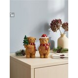 Sinsay Stojeće božićne dekoracije u obliku medvjedića s božićnim drvcem 2 pack | shoptok.hr
