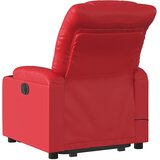  Masažni naslonjač na podizanje od umjetne kože crveni | Eponuda.com