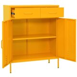 Ormarić za pohranu boja senfa 80 x 35 x 101 5 cm čelični | shoptok.hr